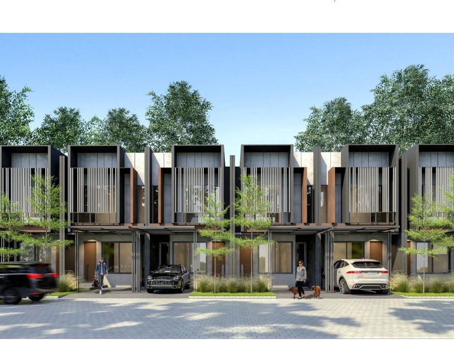 Hunian di klaster The Ostara Lumina. 