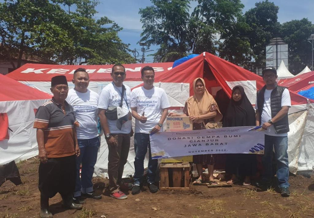 Bantuan untuk korban gempa Cianjur dari Protelindo