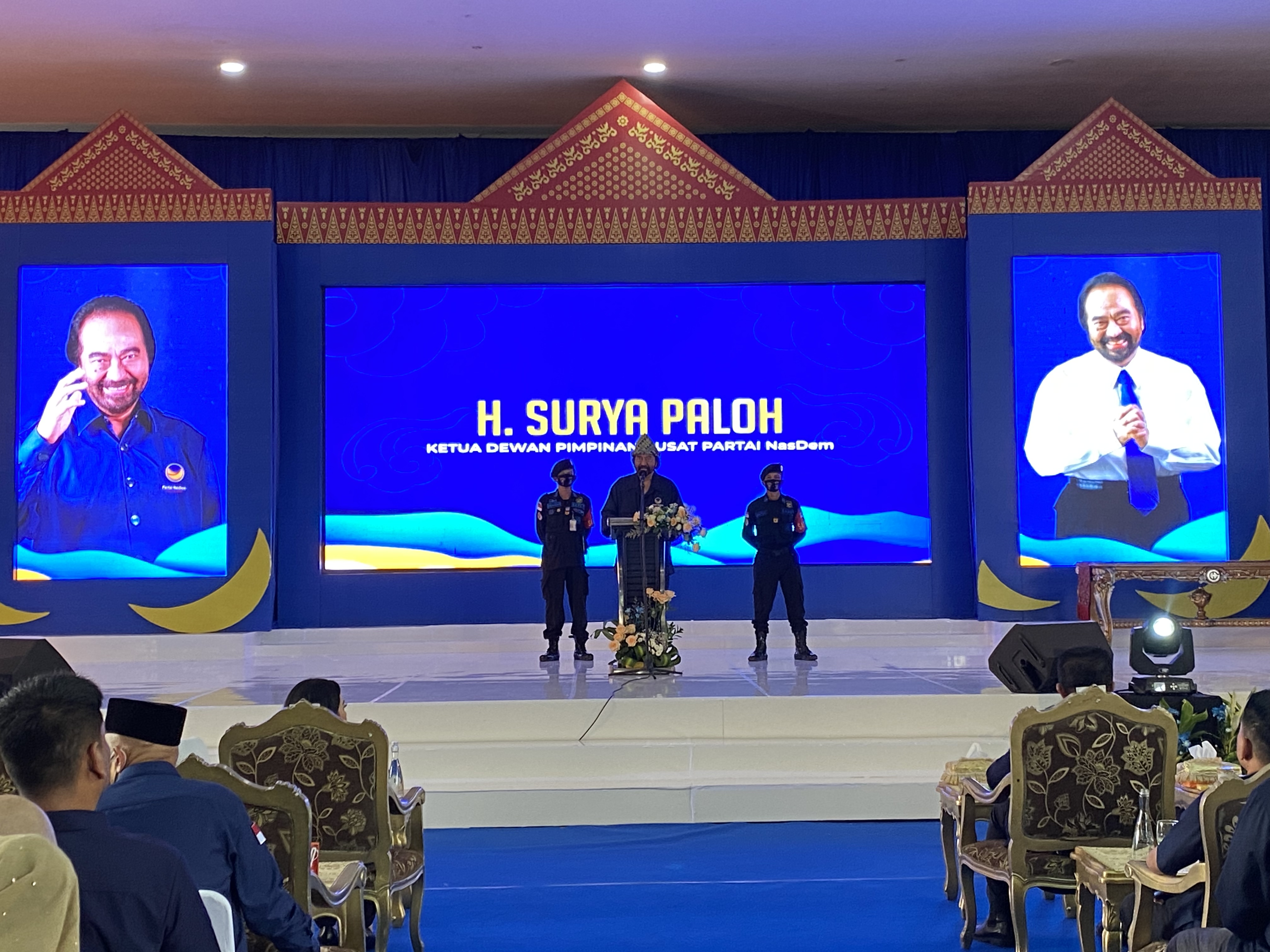 Surya Paloh: Insyaallah Herman Deru Gubernur Sumsel Dua Periode