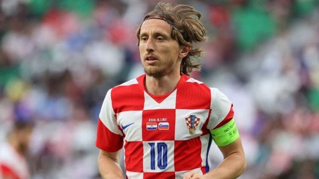 Gelandang Timnas Kroasia, Luka Modric. 