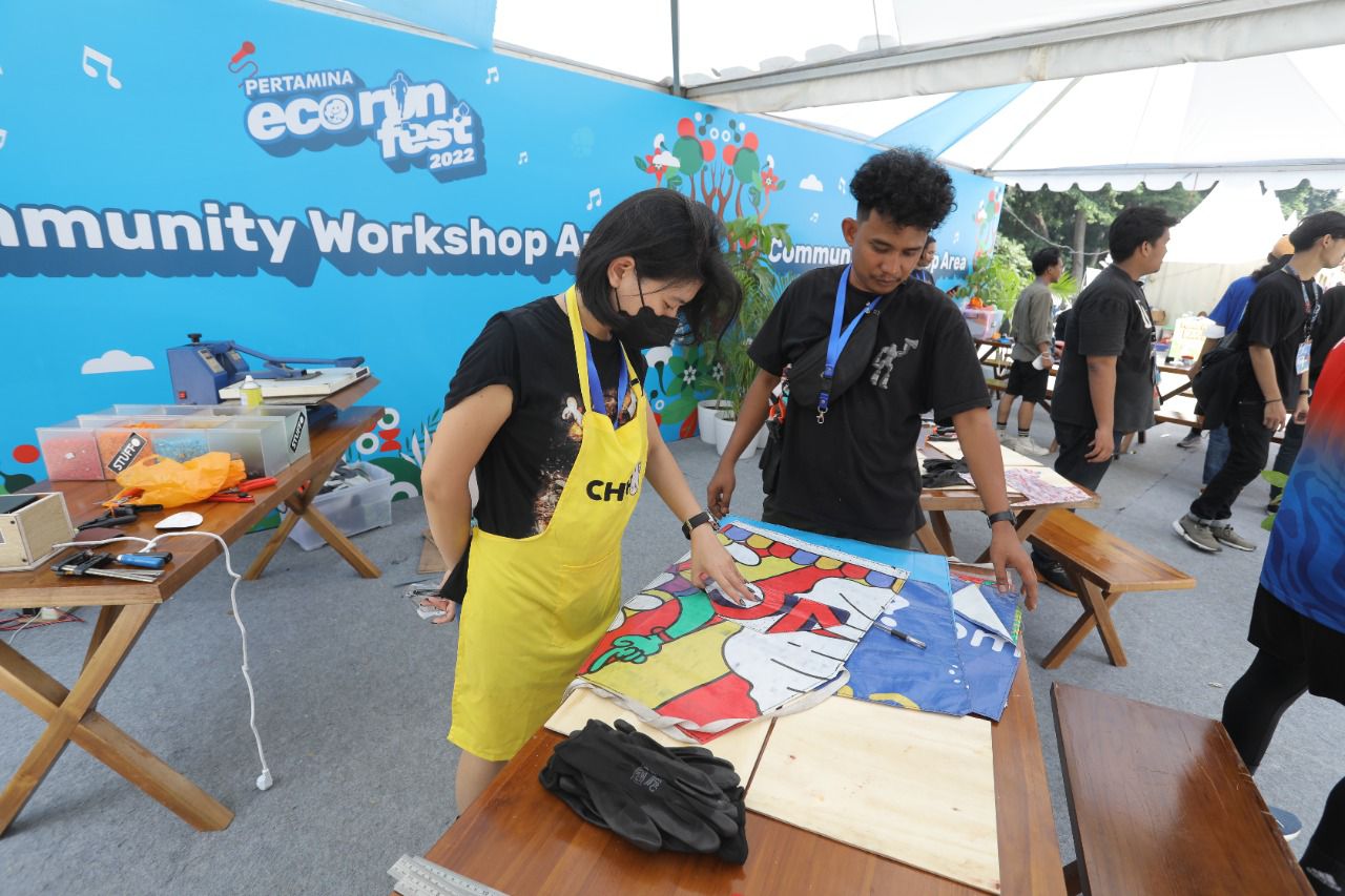 Community Workshop di Pertamina Eco-RunFest 2022