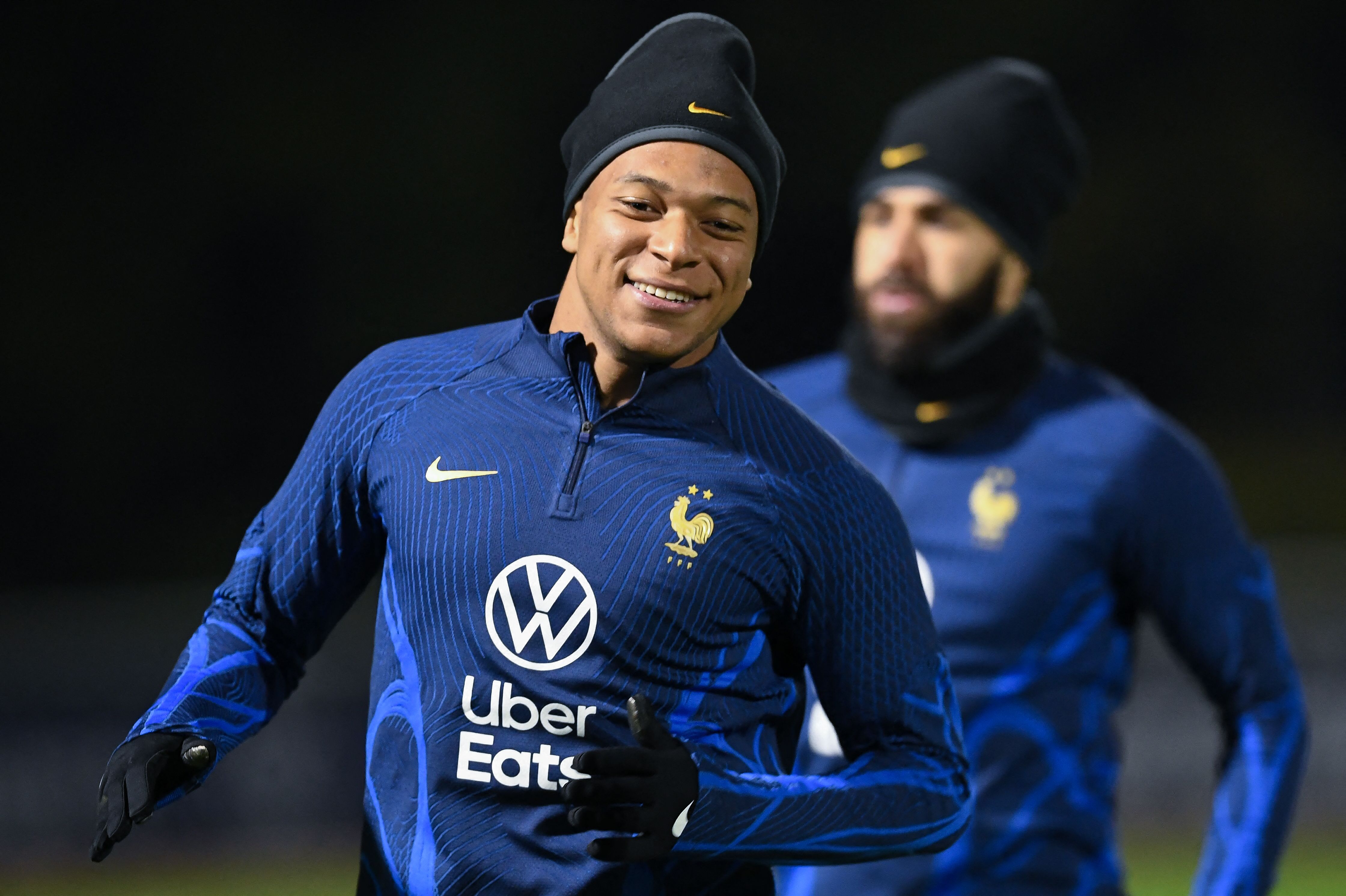 Striker timnas Prancis, Kylian Mbappe.