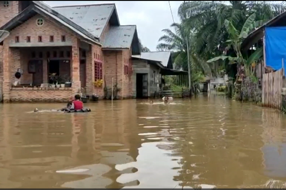 Banjir di Aceh Timur.