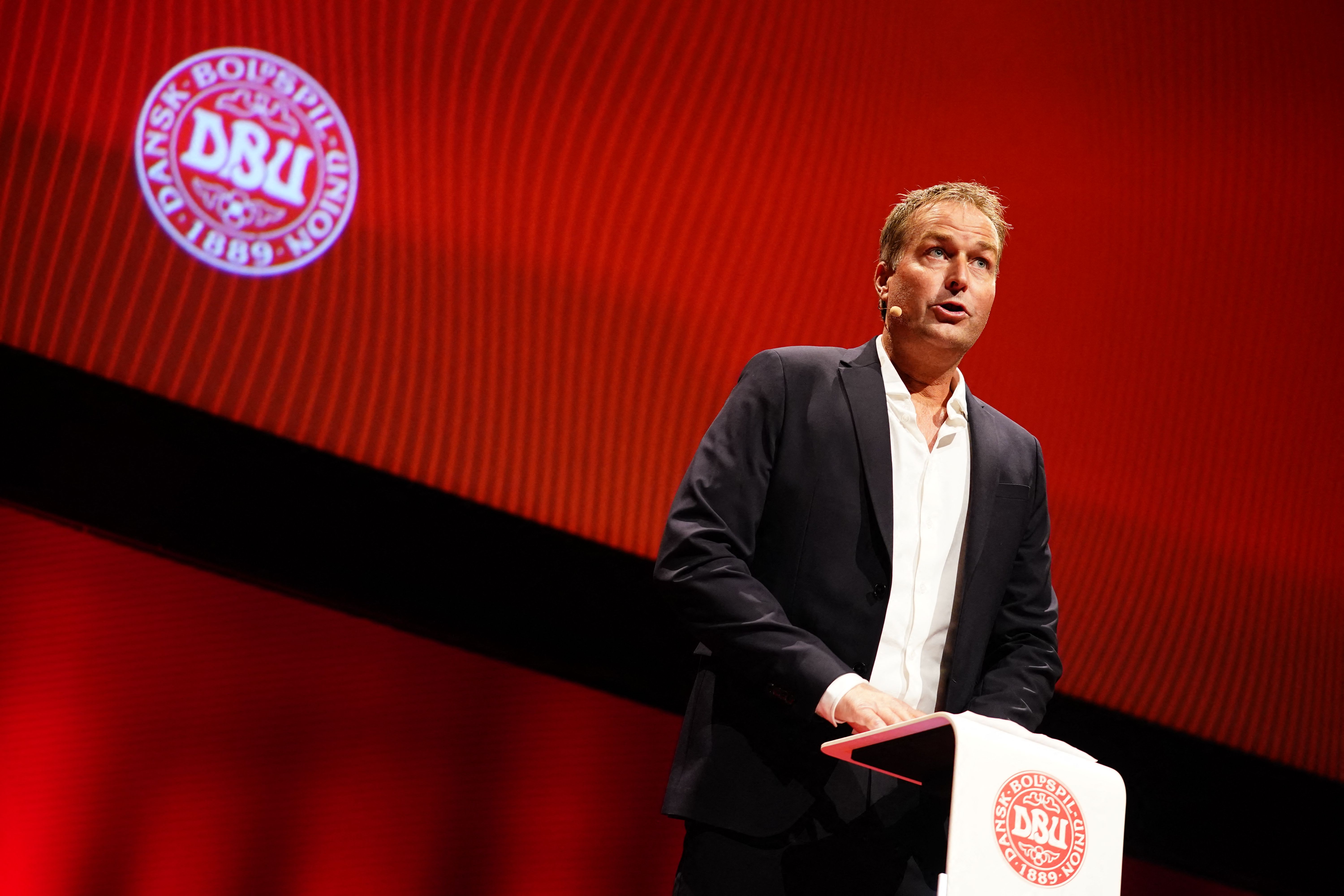 Pelatih timnas Denmark Kasper Hjulmand 