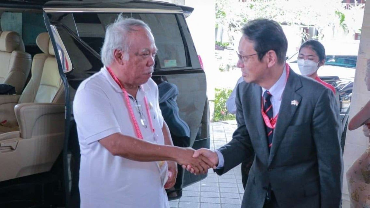 Menteri PUPR Basuki Hadimuljono bertemu Wakil Menteri MLIT Jepang Mizushima
