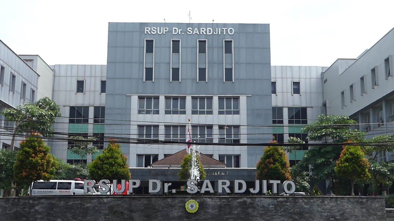 Gedung RS dr Sardjito di Yogyakarta.