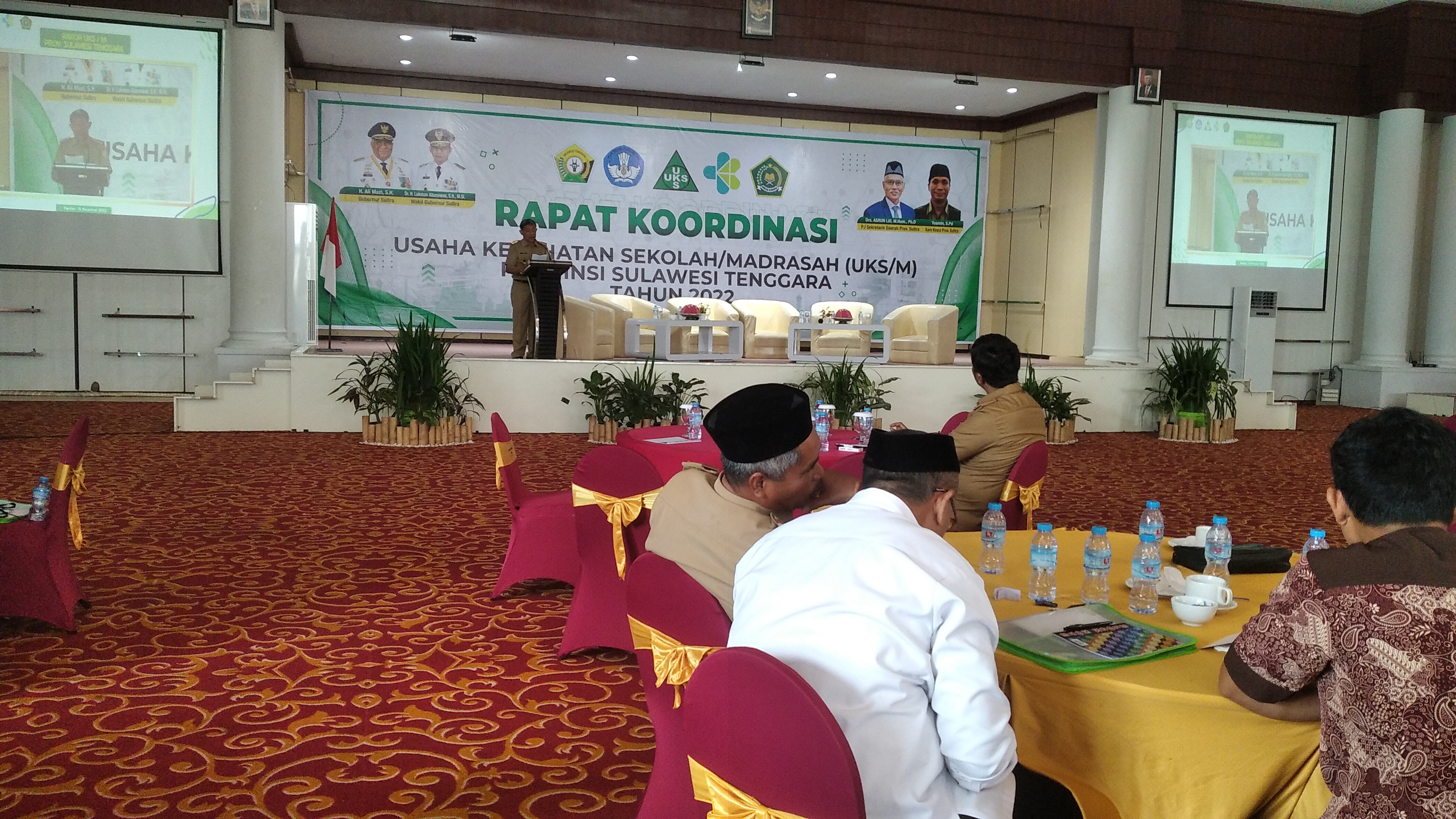  Biro Kesejahteraan Rakyat (Kesra) Sekretariat Daerah (Setda) melakukan Rakor Usaha Kesehatan/Madrasah (UKS/M) untuk meningkatkan derajat ke