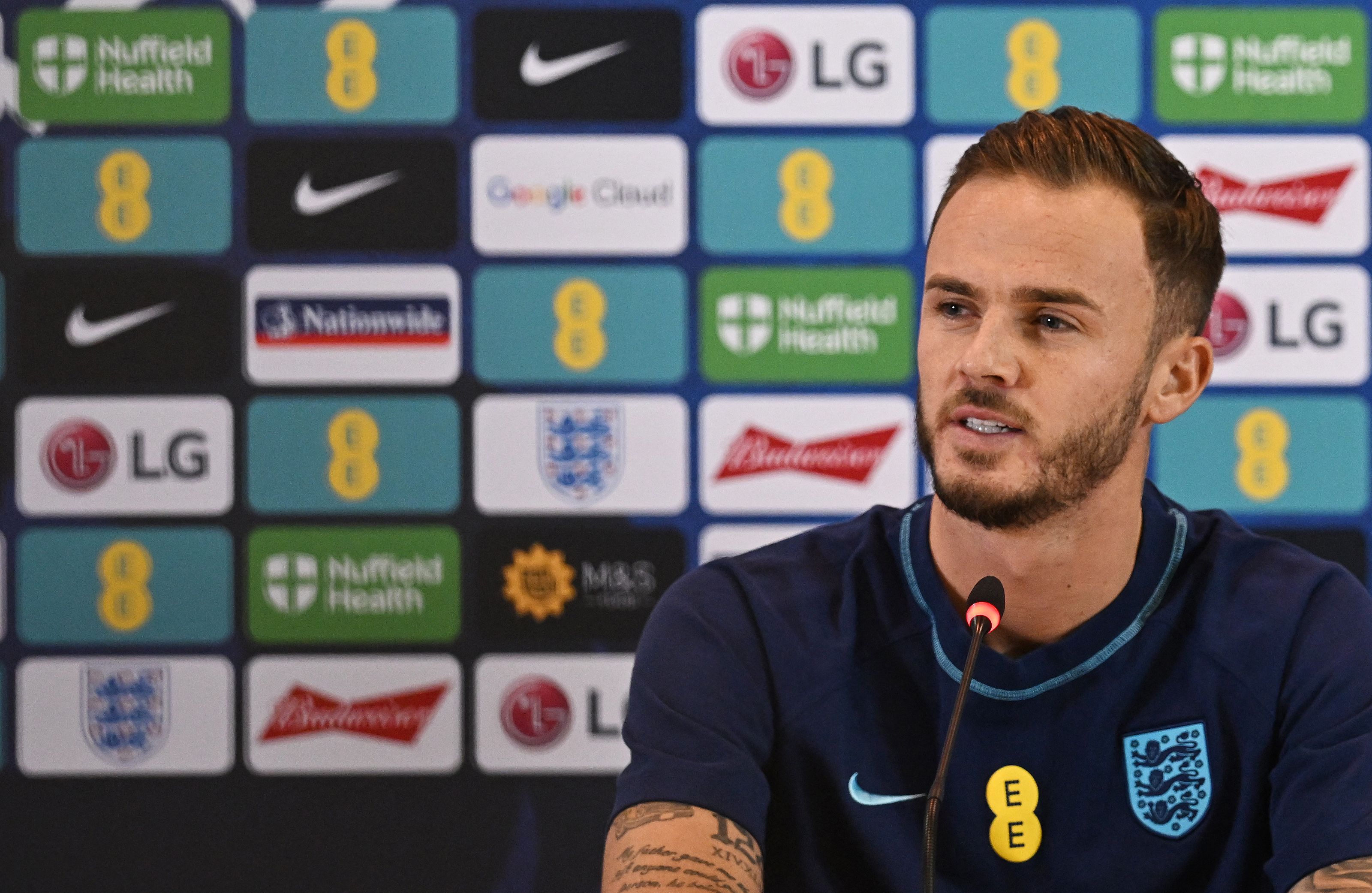 Gelandang timnas Inggris James Maddison