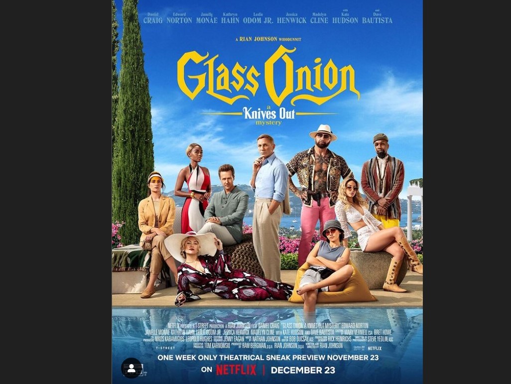 Poster film Glass Onion: A Knives Out Mystery