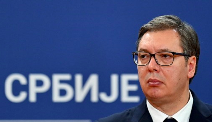 Presiden Serbia Aleksandar Vucic.