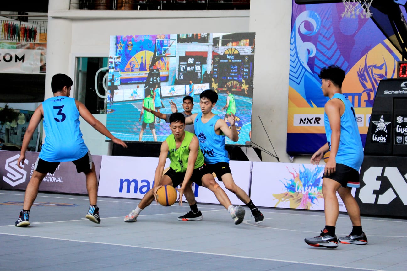 Pertandingan dalam Livin by Mandiri 3x3 Tournament