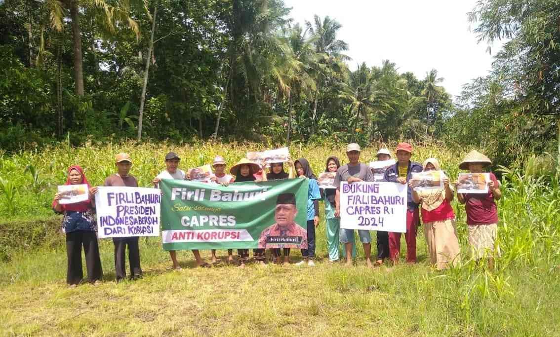 Komunitas petani di Kabupaten Bone Bolango, Provinsi Gorontalo, mendeklarasikan Ketua KPK Firli Bahuri sebagai Capres pada pemilu 2024 