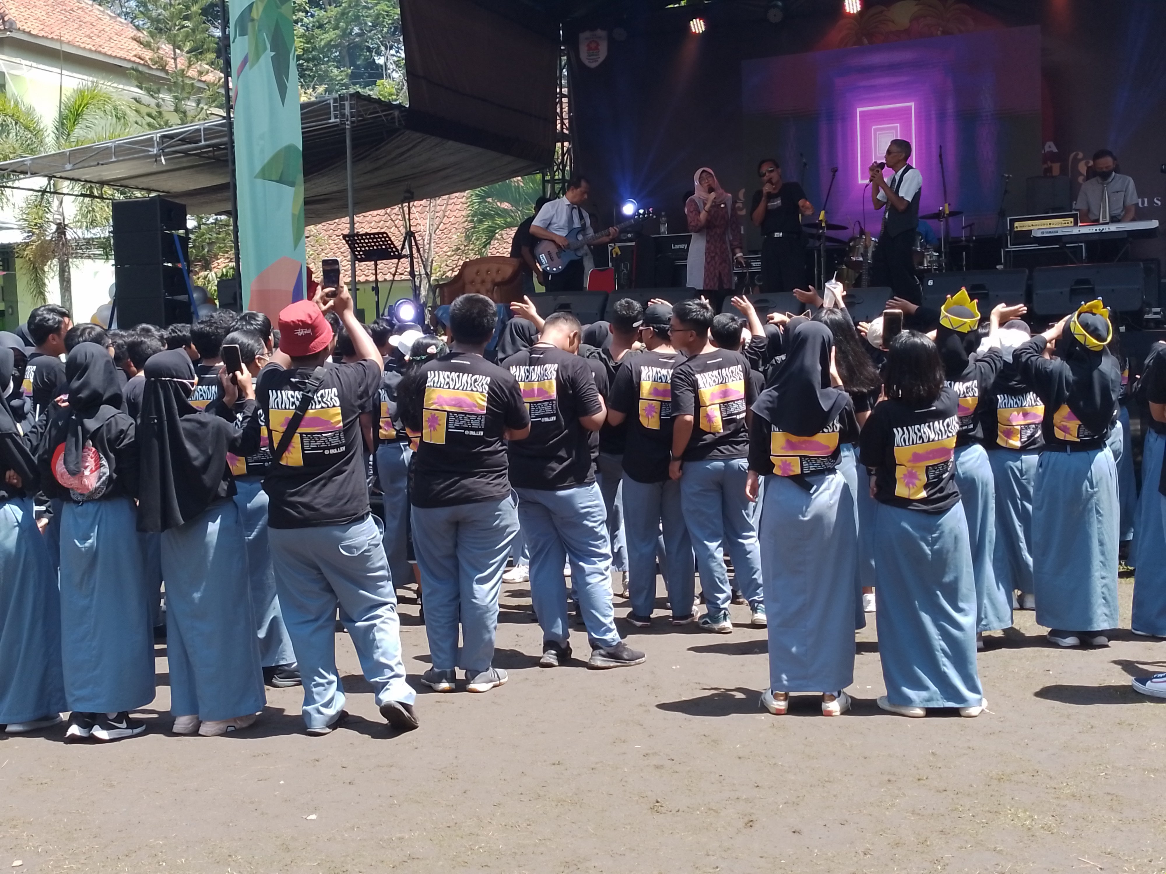  Gelar seni budaya di SMAN 1 Klaten, Jawa Tengah