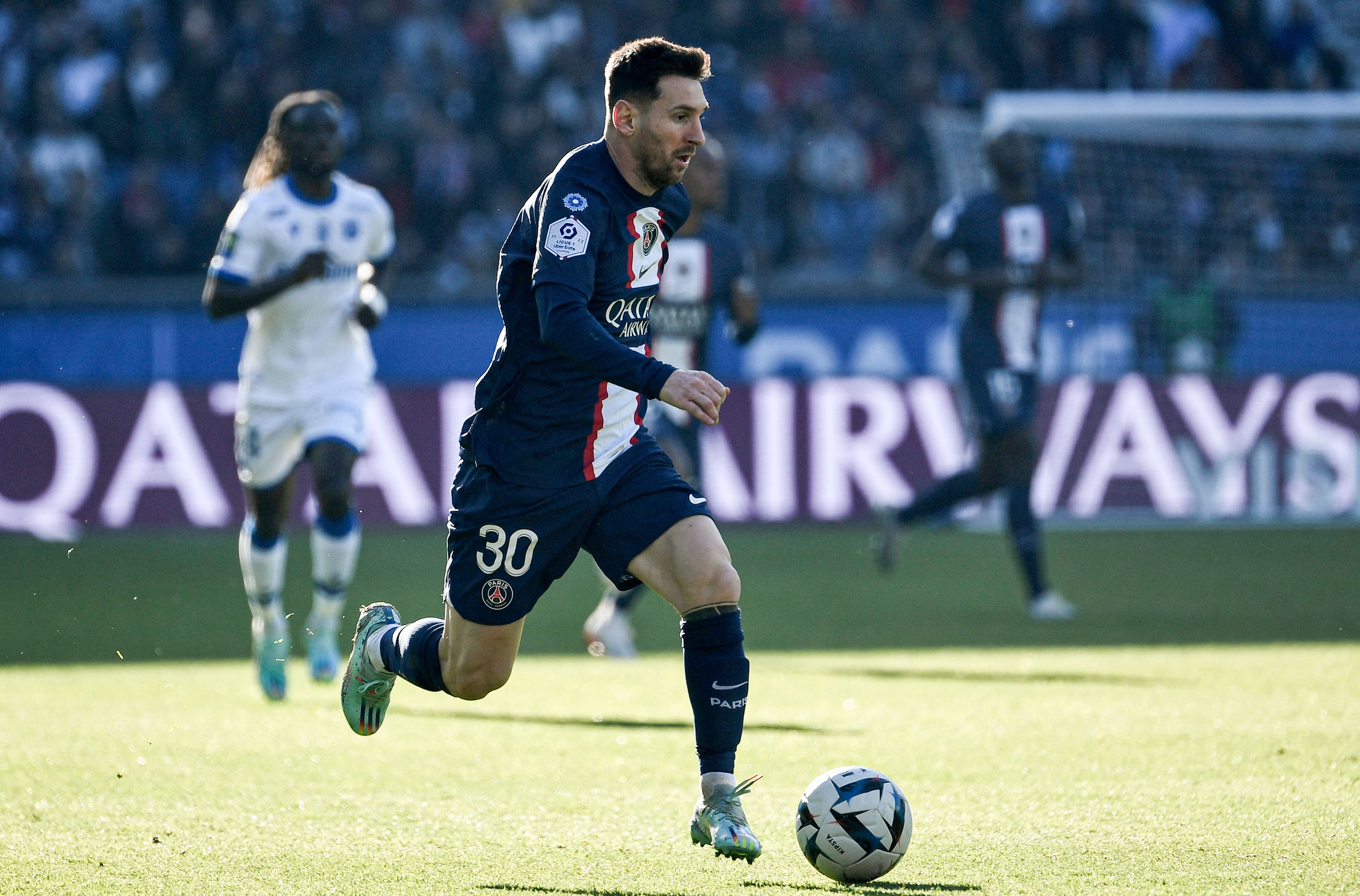 Penyerang Paris Saint-Germain Lionel Messi