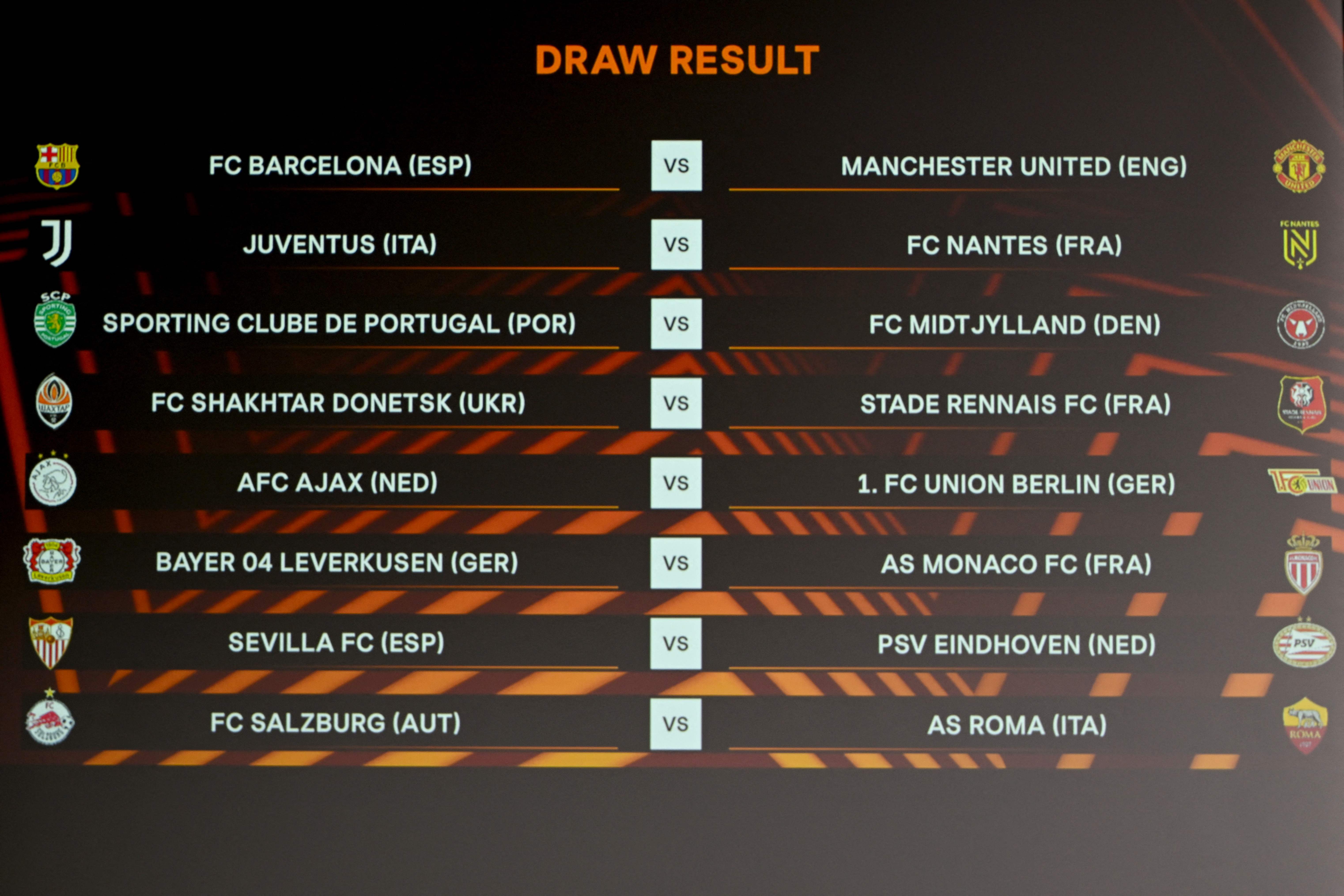 Hasil undian babak play off Liga Europa.
