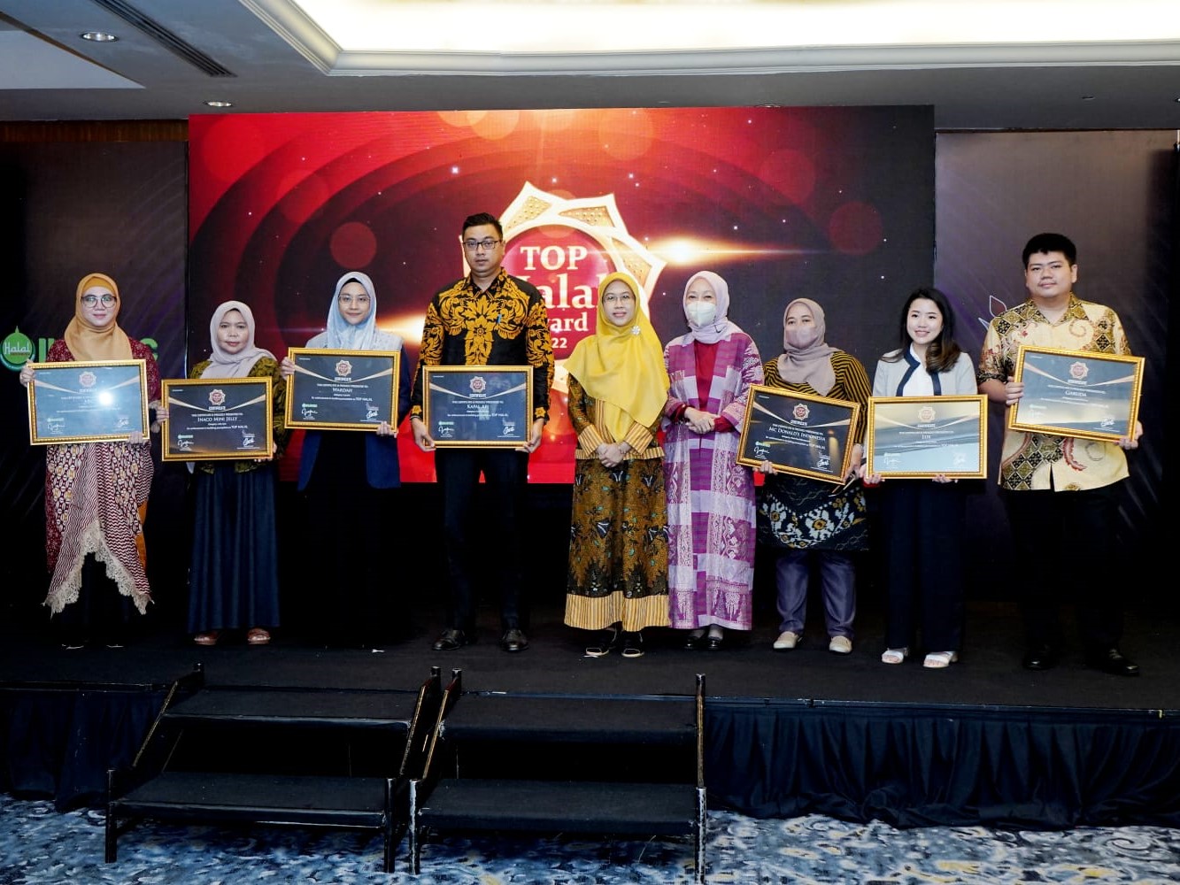 Sejumlah perusahaan yang meraih Top Halal Award 2022.