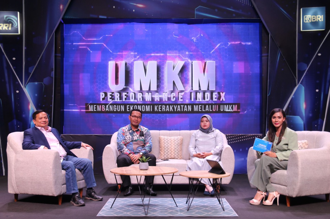 Acara Talkshow UMKM Performance Index di Studio RRI Jakarta.