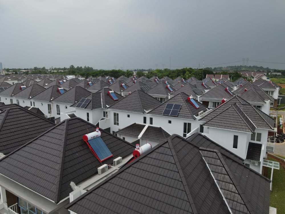 Ilustrasi pemasangan Hegel Solar