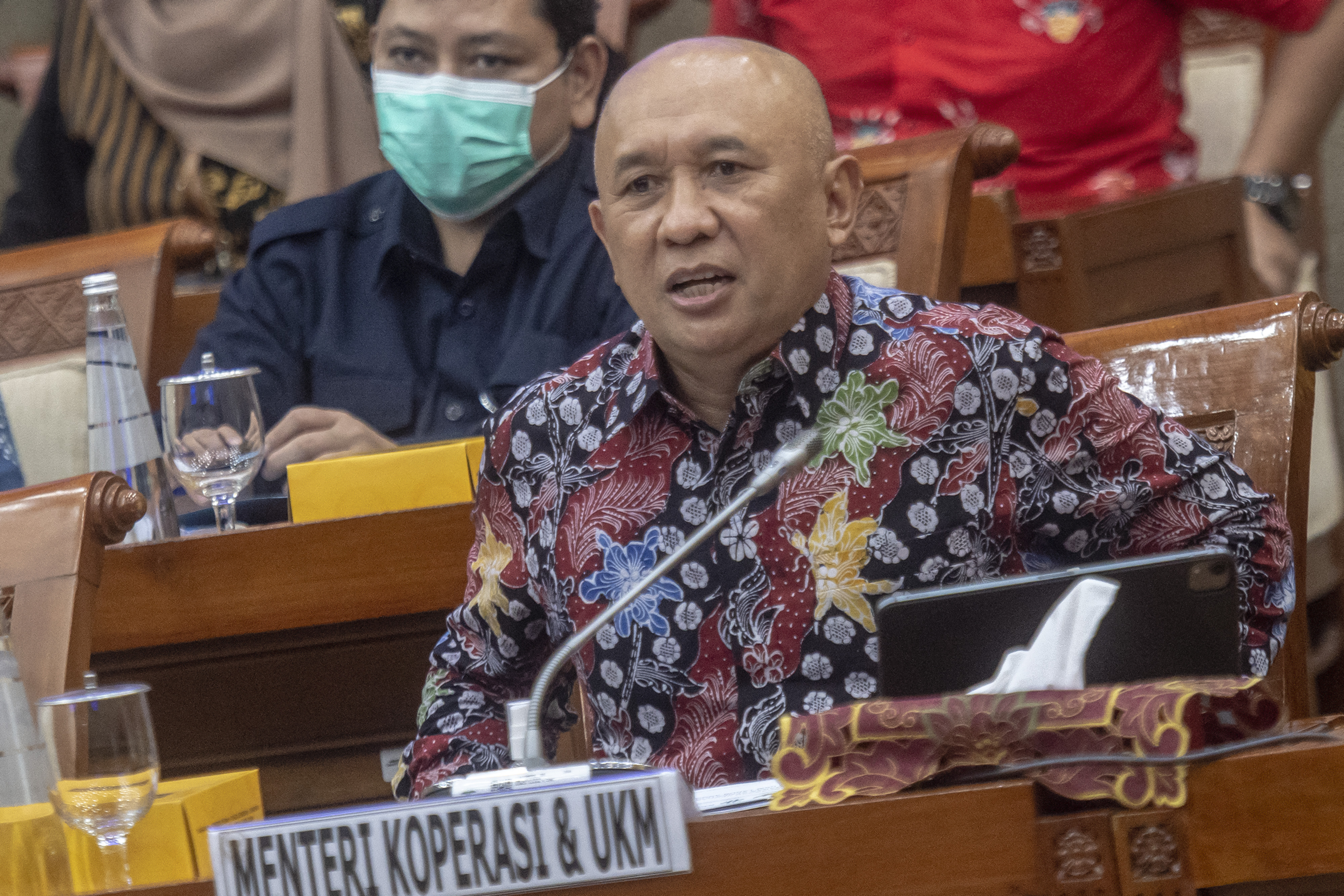 Menteri Koperasi dan Usaha Kecil Menengah Teten Masduki.