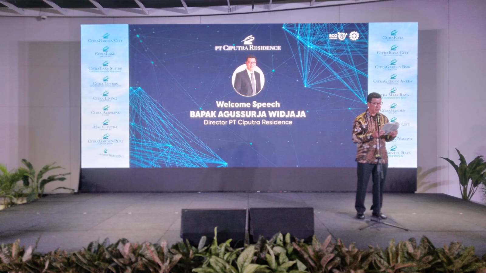 Direktur PT Ciputra Residence Agussurya Widjaja 