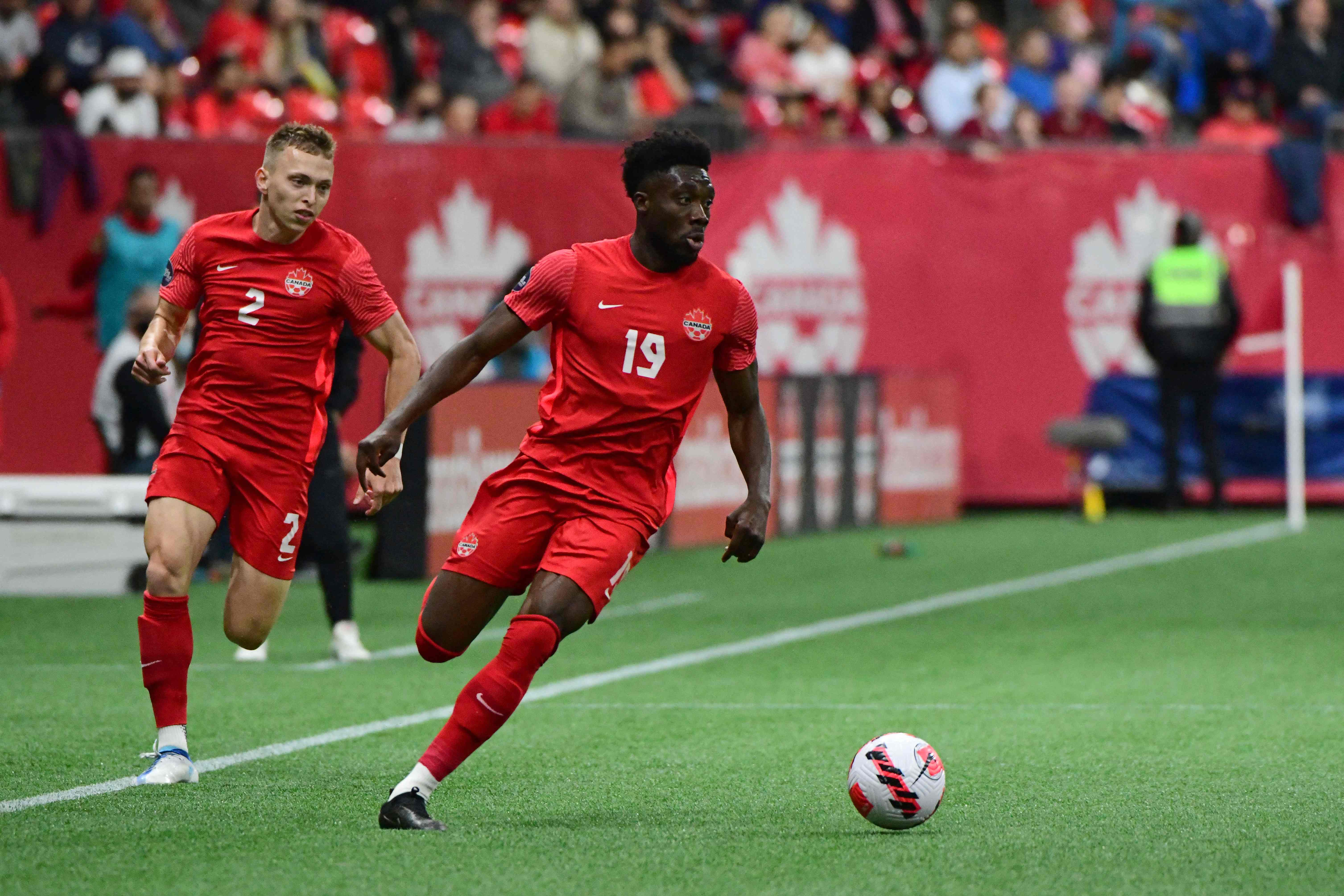 Gelandang timnas Kanada Alphonso Davies
