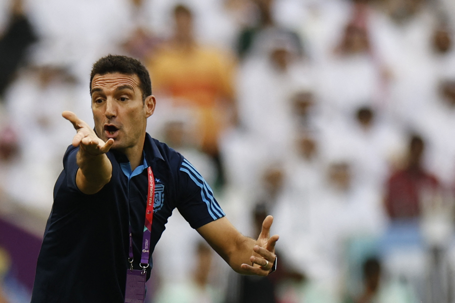 Pelatih timnas Argentina Lionel Scaloni