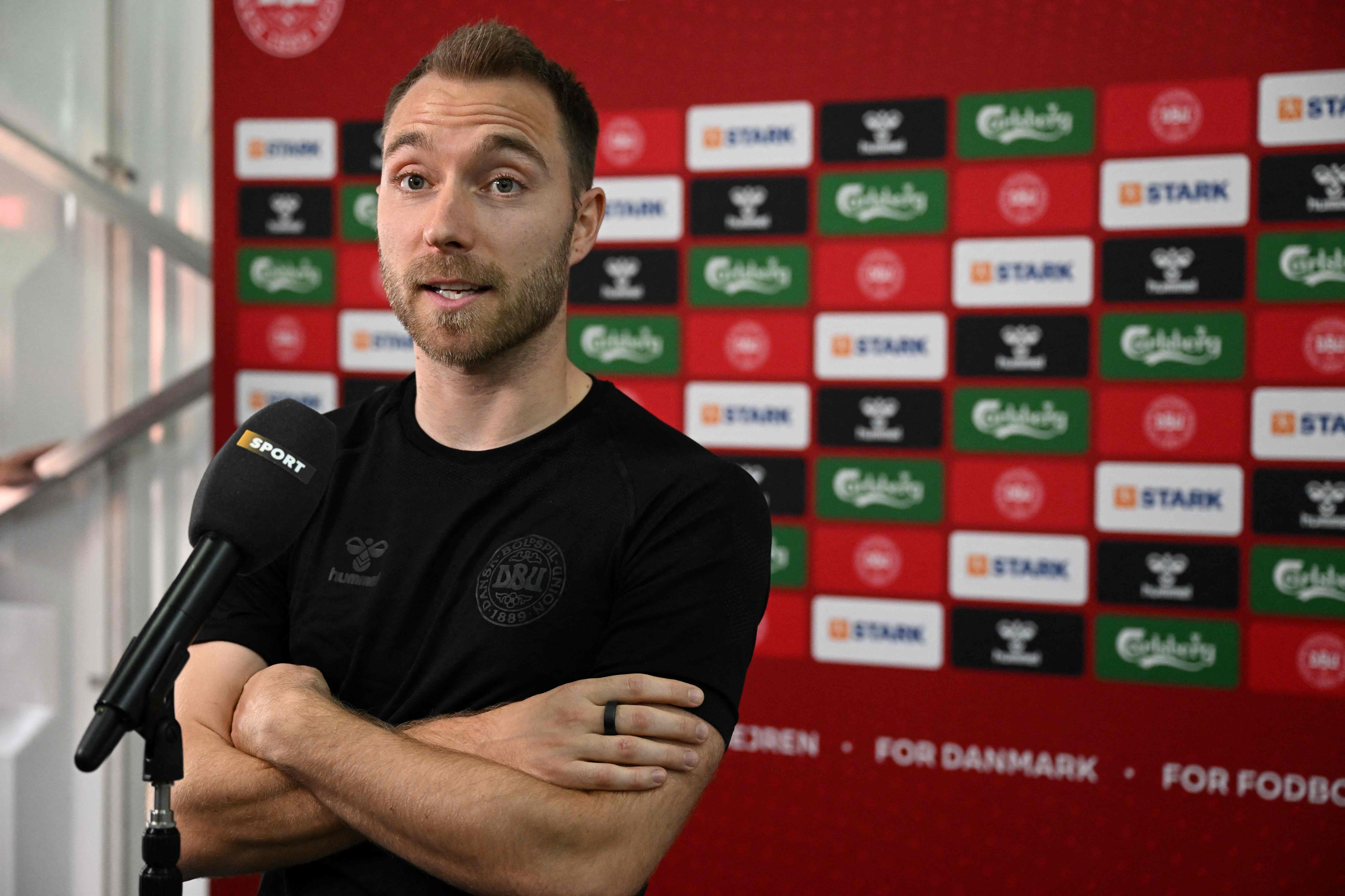 Gelandang timnas Denmark Christian Eriksen