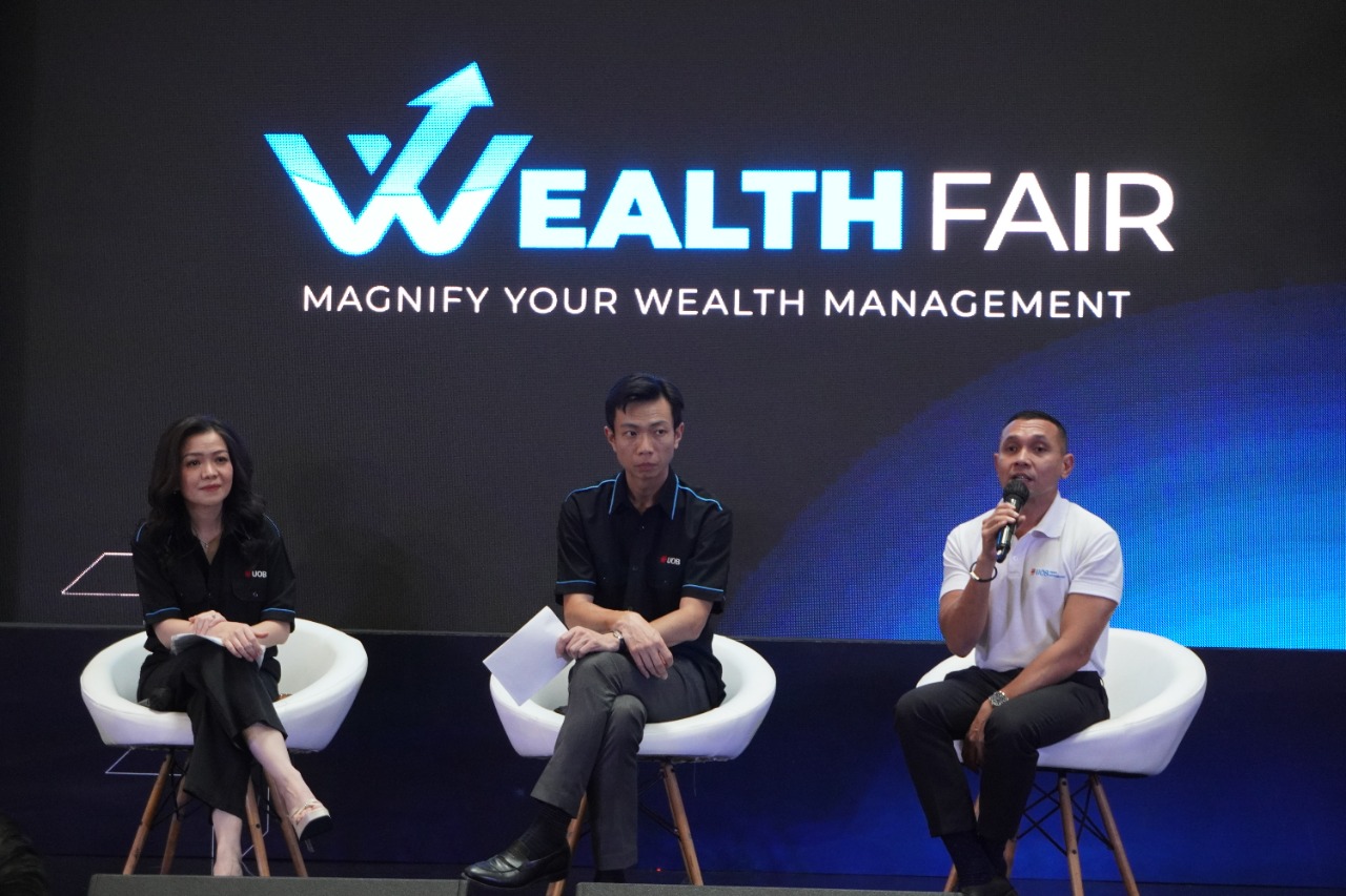 Konferensi pers peluncuran UOB Wealth Fair 2022 di Jakarta, Kamis (24/11). 