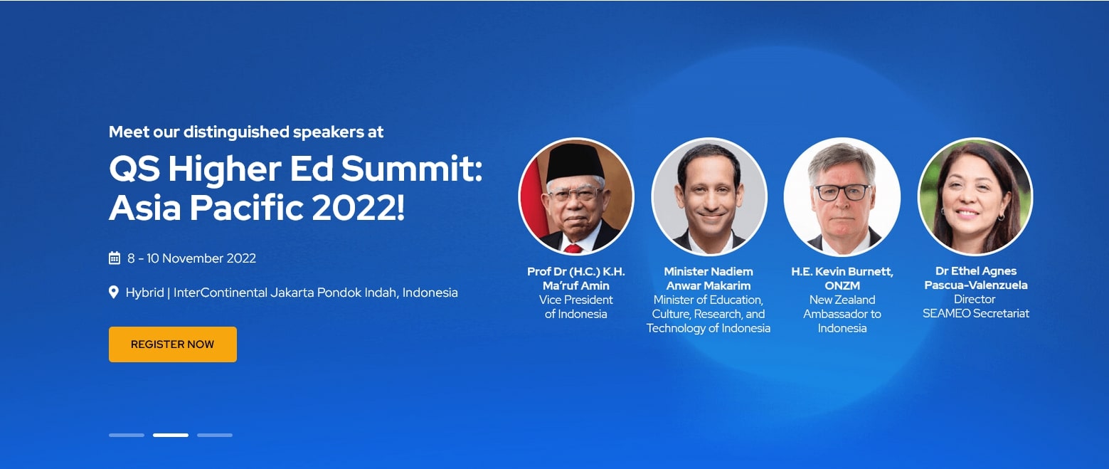 QS Higher Ed Summit: Asia Pasifik 2022,