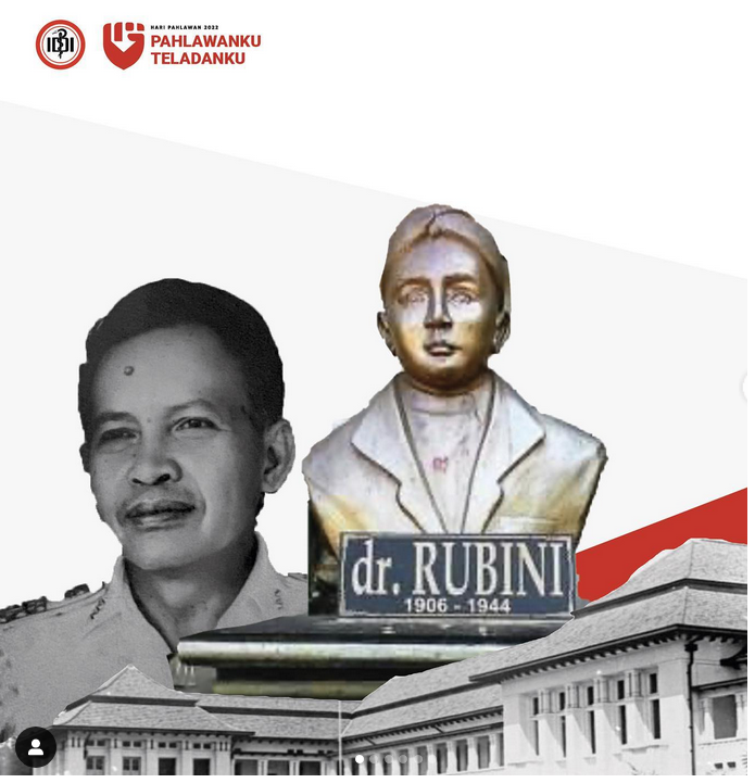 Dua dokter yang dianugerahi gelar pahlawan nasional tahun ini.