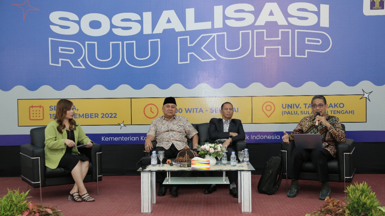 Sosialisasi RUU KUHP, di Palu, Selasa (15/11)