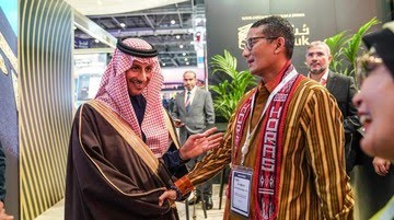 Menparekraf Sandiaga Uno dan Menteri Pariwisata Arab Saudi Al Khatieb 