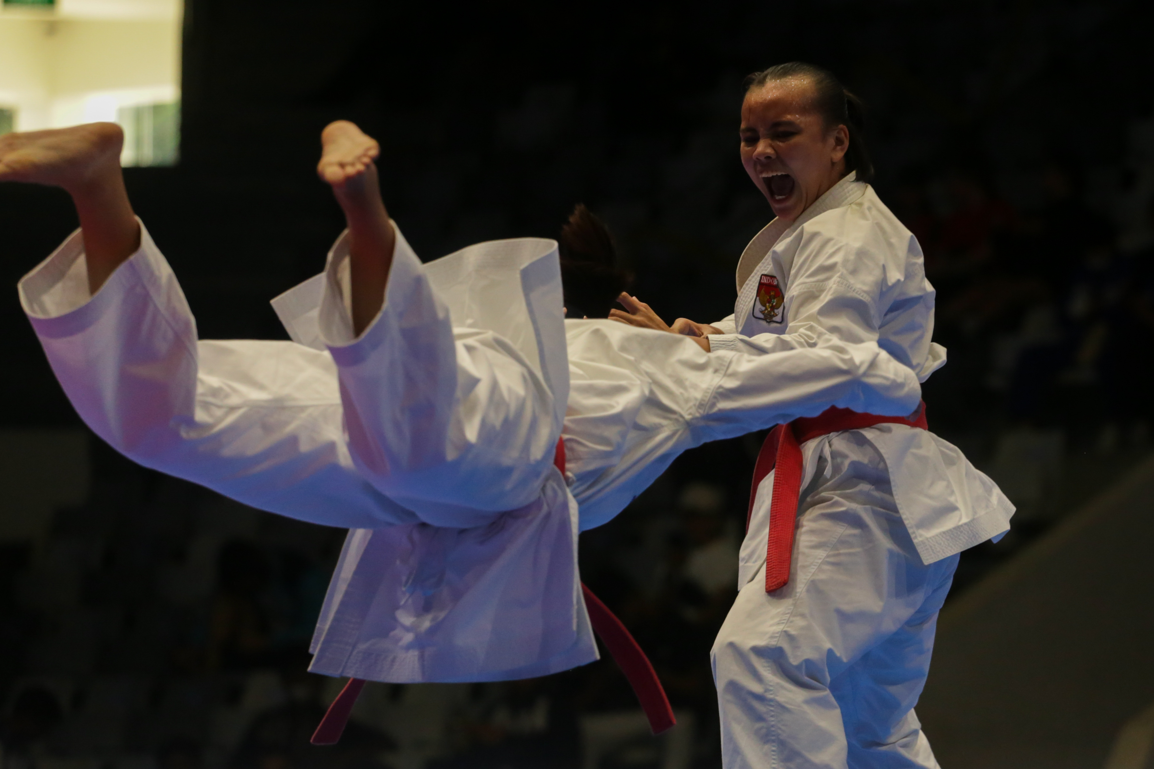 INDONESIA menyabet tiga medali emas pada Kejuaraan Karate Internasional WKF Series A 2022. 