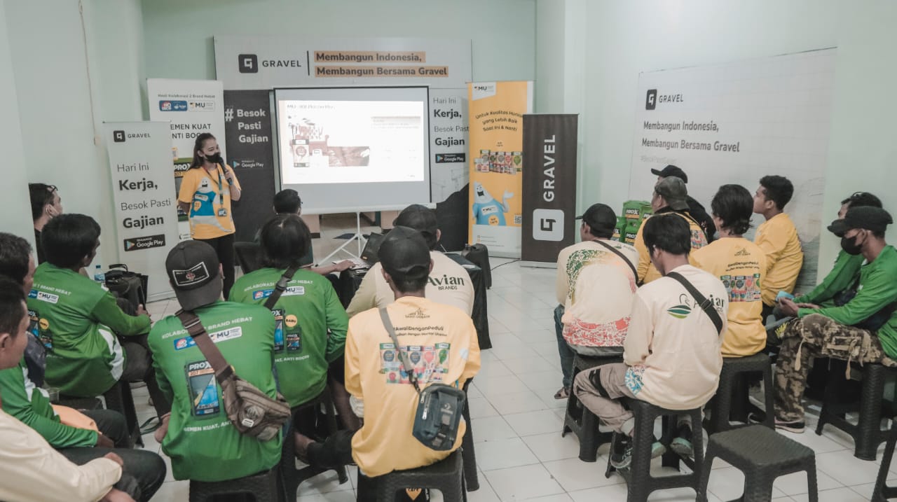 Startup Gravel hadir dengan mengedepankan inovasi digital manajemen konstruksi yang fokus menyediakan tukang ahli dari aplikasi.