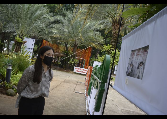 Wakil Menteri Pariwisata dan Ekonomi Kreatif Angela Tanoesoedibjo menghadiri Pameran Rekam Jakarta 24+