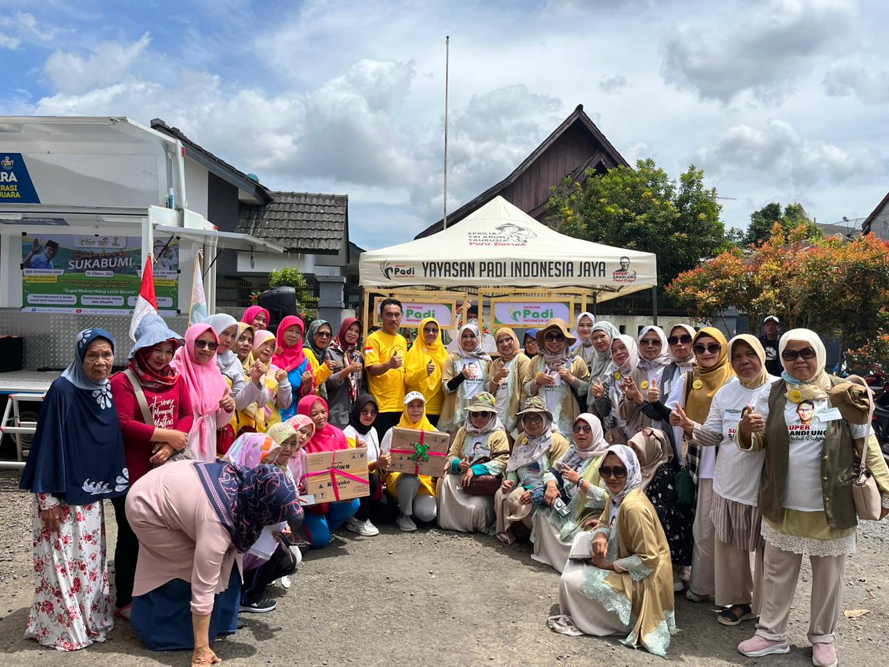  Super Sandi Uno berkolaborasi dengan Yayasan Padi Indonesia Jaya (YPIJ) memberikan pelatihan serta binaan kepada masyarakat di Sukabumi, Ja