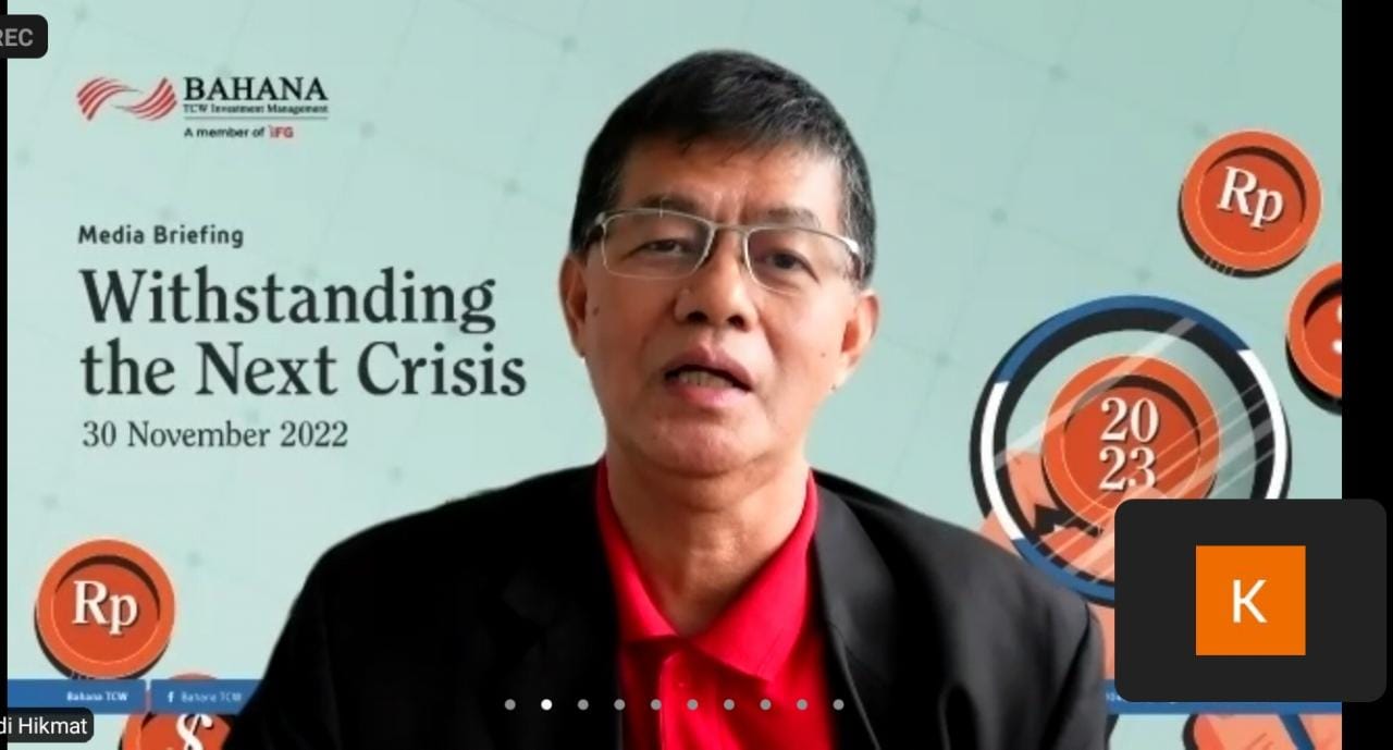 Kepala Ekonom PT Bahana TCW Investment Management Budi Hikmat