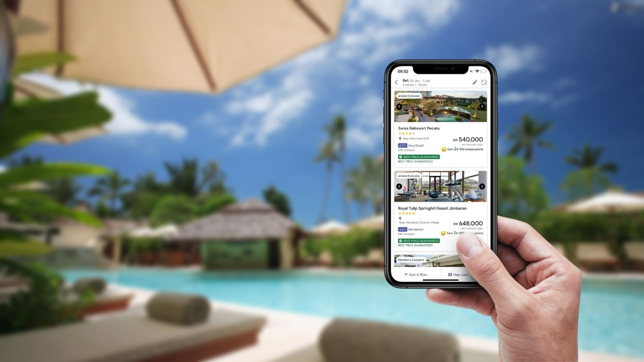 Platform pemesanan hotel Airasia Hotels menghadirkan “Best Price Guaranteed” atau “Jaminan Harga Terbaik”.