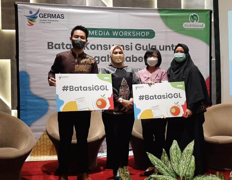 Media Workshop Batasi Konsumi Gula untuk Mencegah Diabetas di Jakarta, Kamis (17/11).