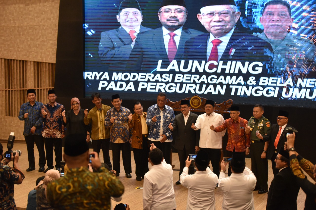 Peluncuran Griya Moderasi Beragama dan Bela Negara di Depok, Jawa Barat