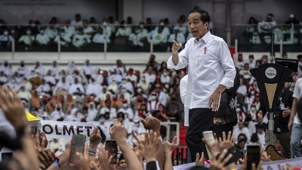 Presiden Joko Widodo menghadiri Gerakan Nusantara Bersatu