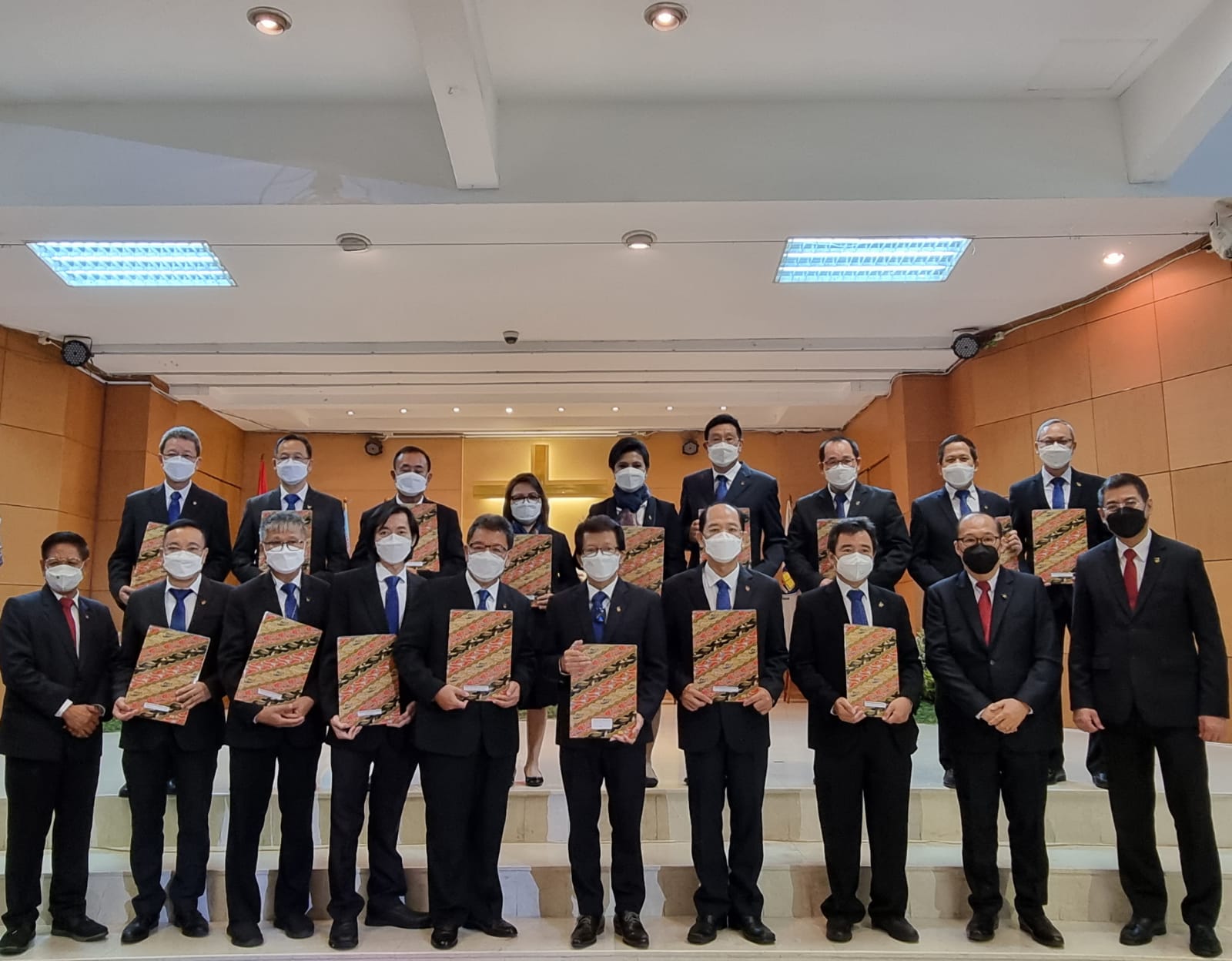 Kebaktian pelantikan pengurus BPK Penabur Jakarta periode 2022-2026 berlangsung Sabtu (5/11) di GKI, Jakarta.