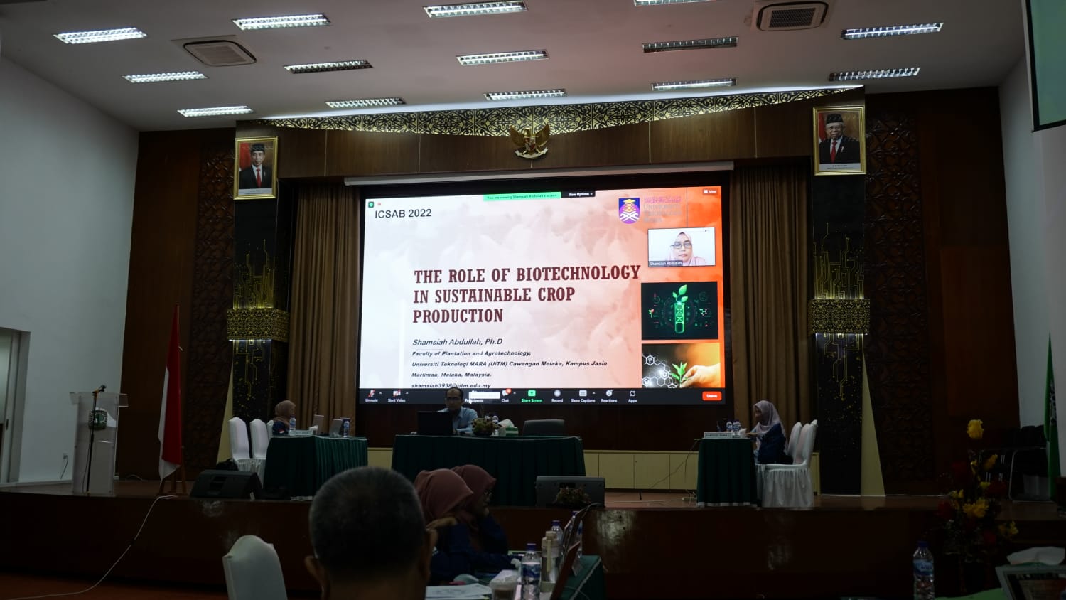 ICSAB 2022 bertema 'Pertanian Berkelanjutan dan Biosistem untuk Kehidupan Lebih Baik Pascapandemi', Kamis (24/11).