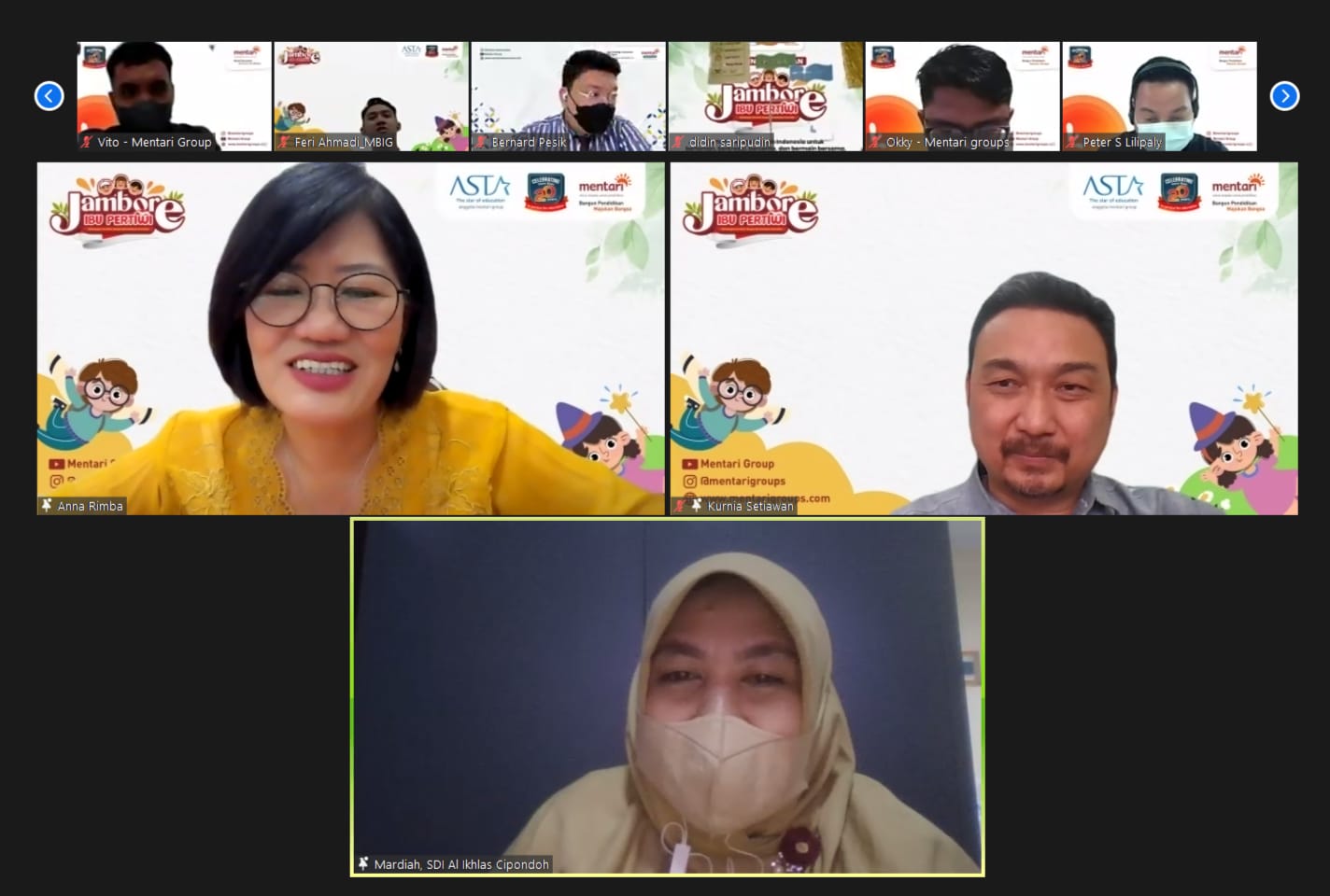 Pengumuman pelaksanaan ajang Jambore Ibu Pertiwi