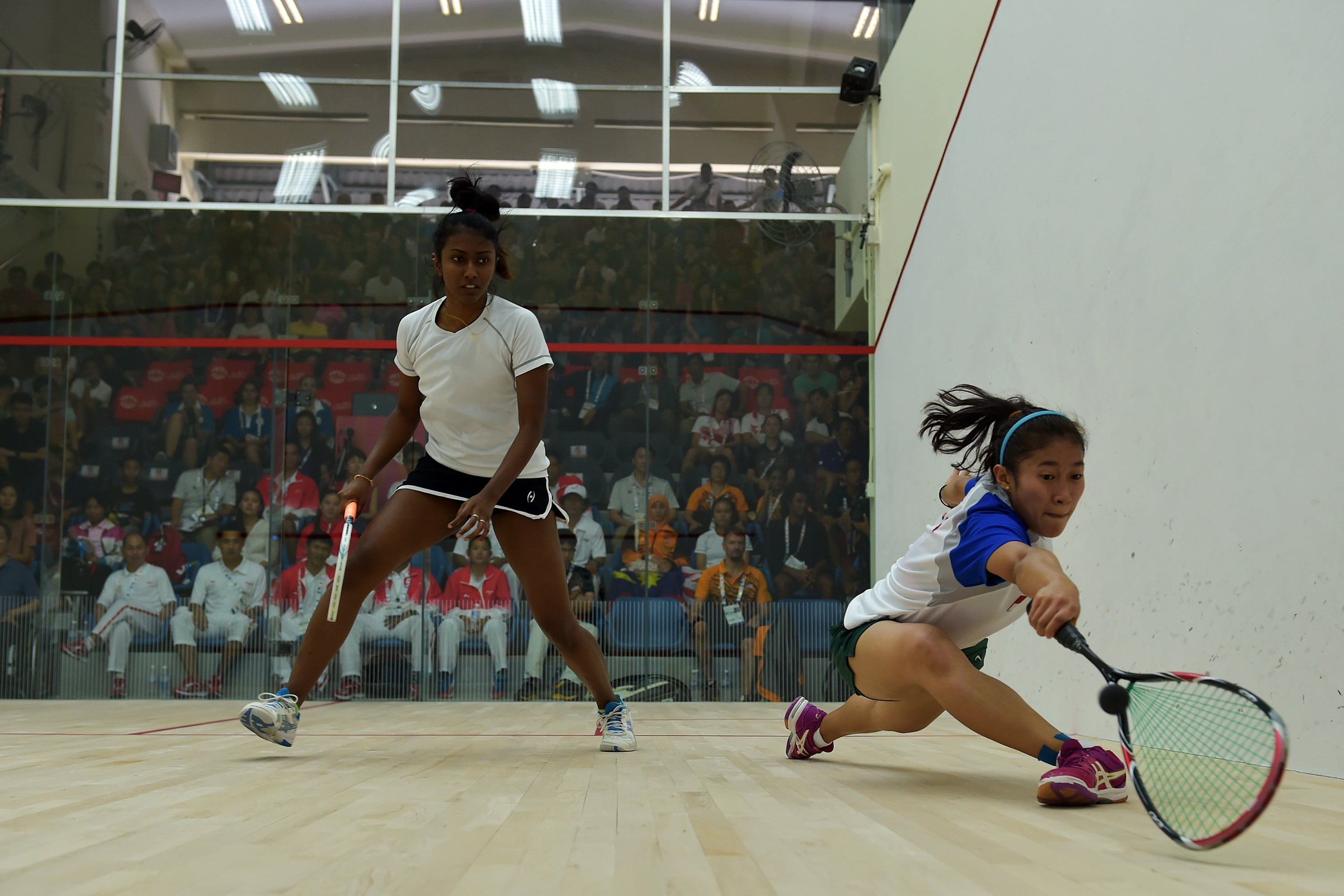 Atlet Squash nasional tengah mengikuti pertandingan internasional