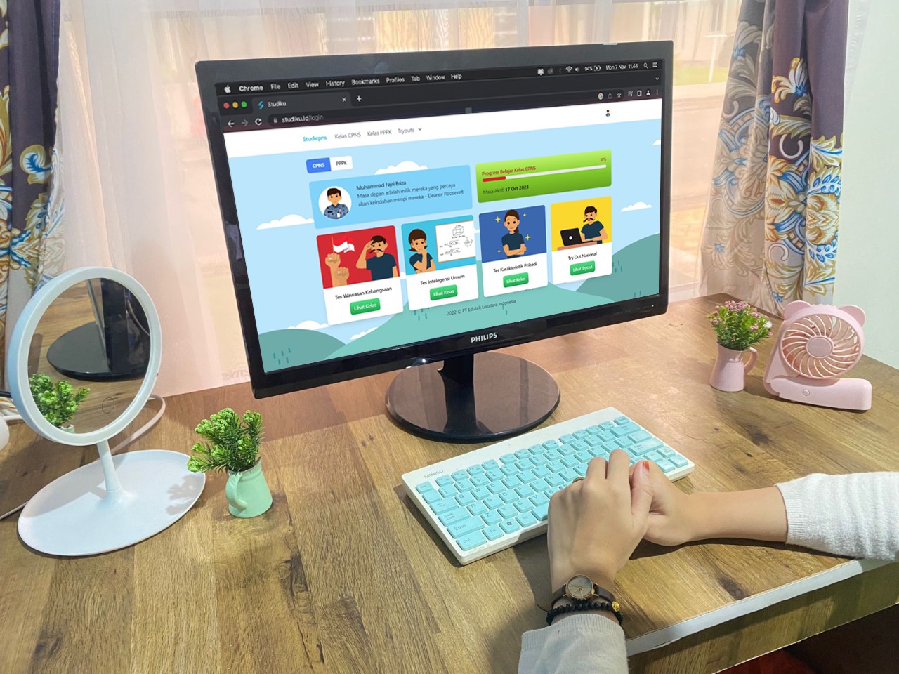 Ilustrasi pendaftaran CPNS