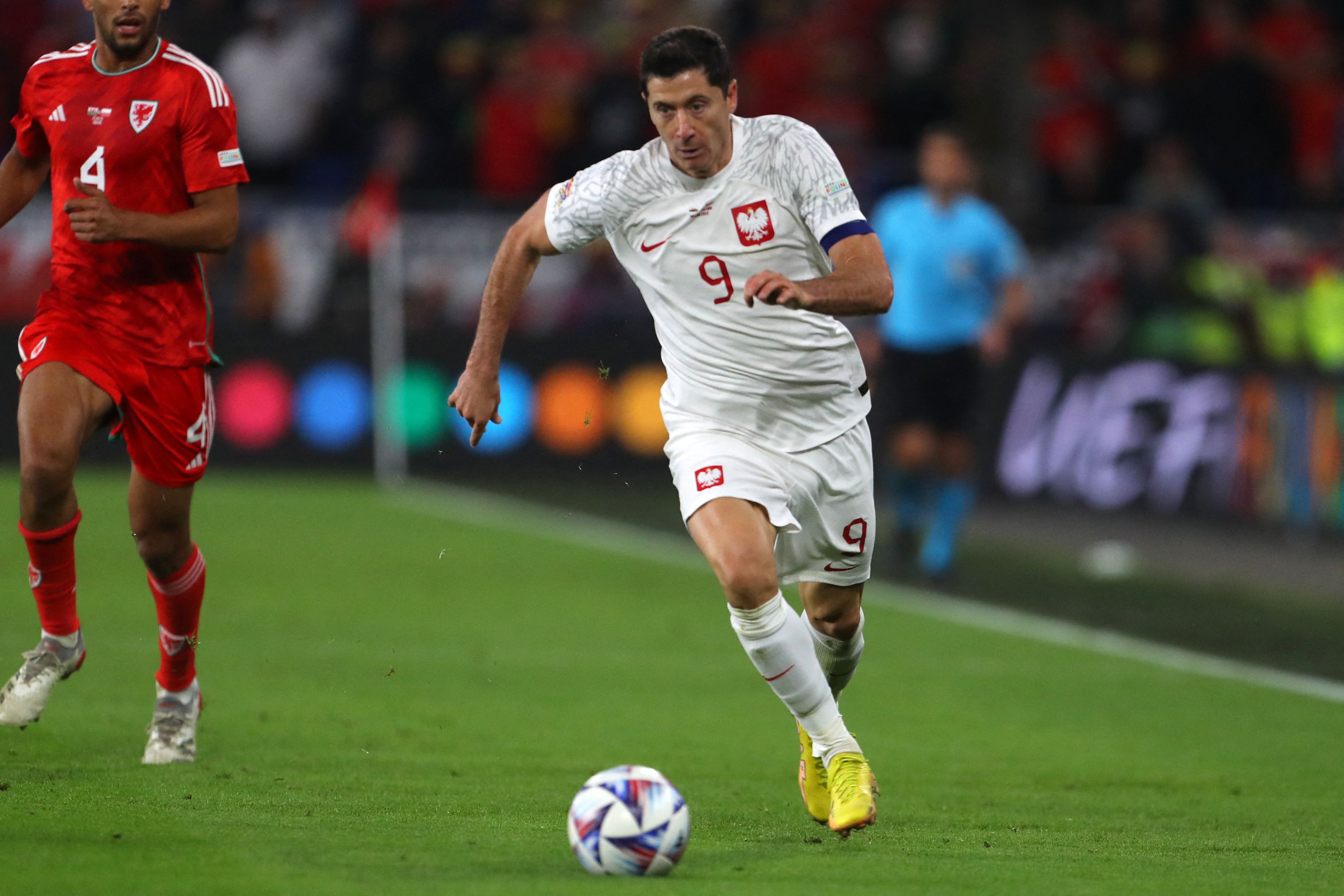 Penyerang timnas Polandia Robert Lewandowski