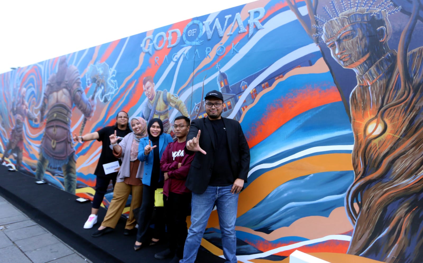 Mural Gim God of War Ragnarök Meriahkan Kota Tua Hingga 14 November 