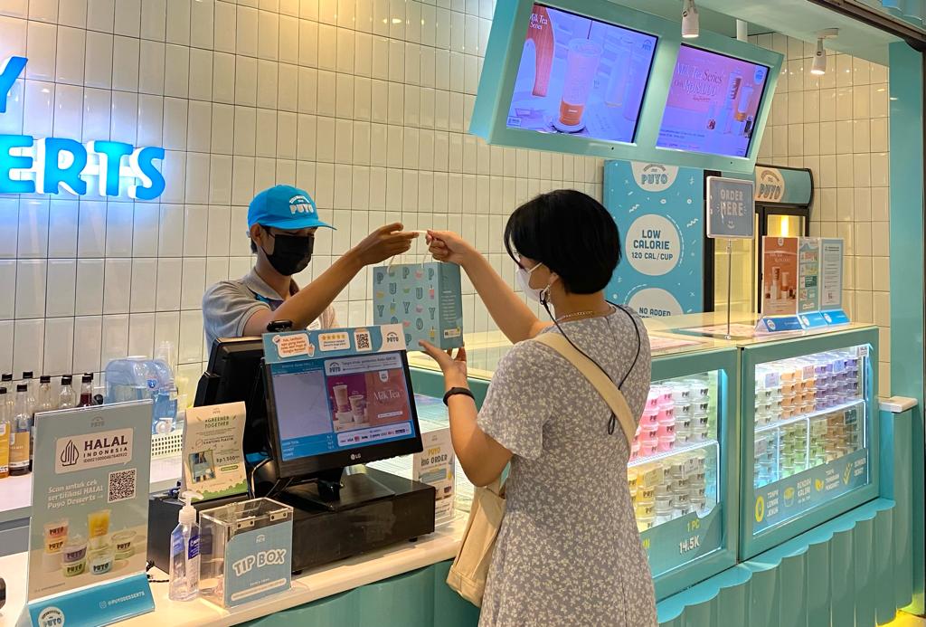 Ilustrasi operasional Puyo Desserts