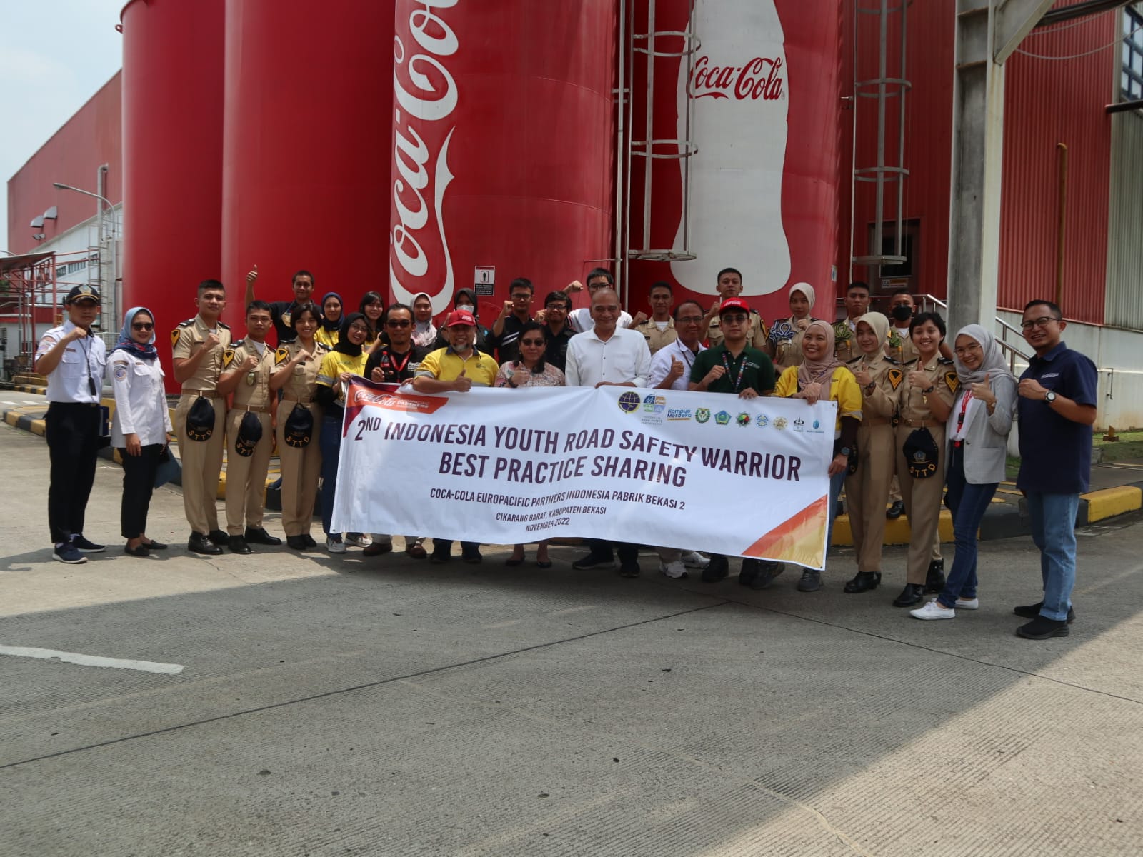 Peserta IRSP di fasilitas CCEP Indnesia